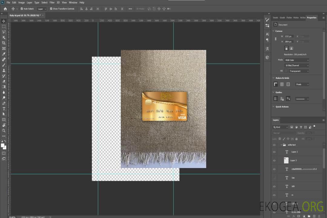 Photolook de la carte visa de la banque Cuba Nacional avant template Photolook de la carte visa de la banque Cuba Nacional avant template